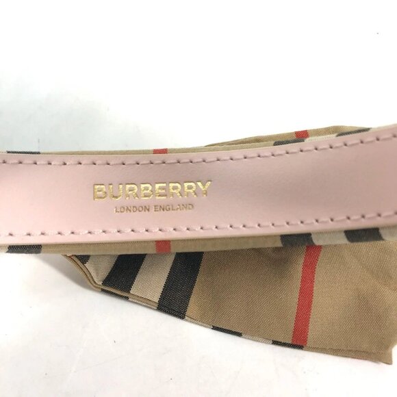BURBERRY Check ribbon hair accessories hair band headband Unused - Picture 4 of 12